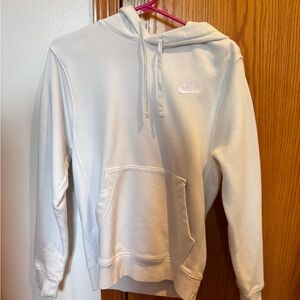 Nike Men's Cream Hoodie Sweater